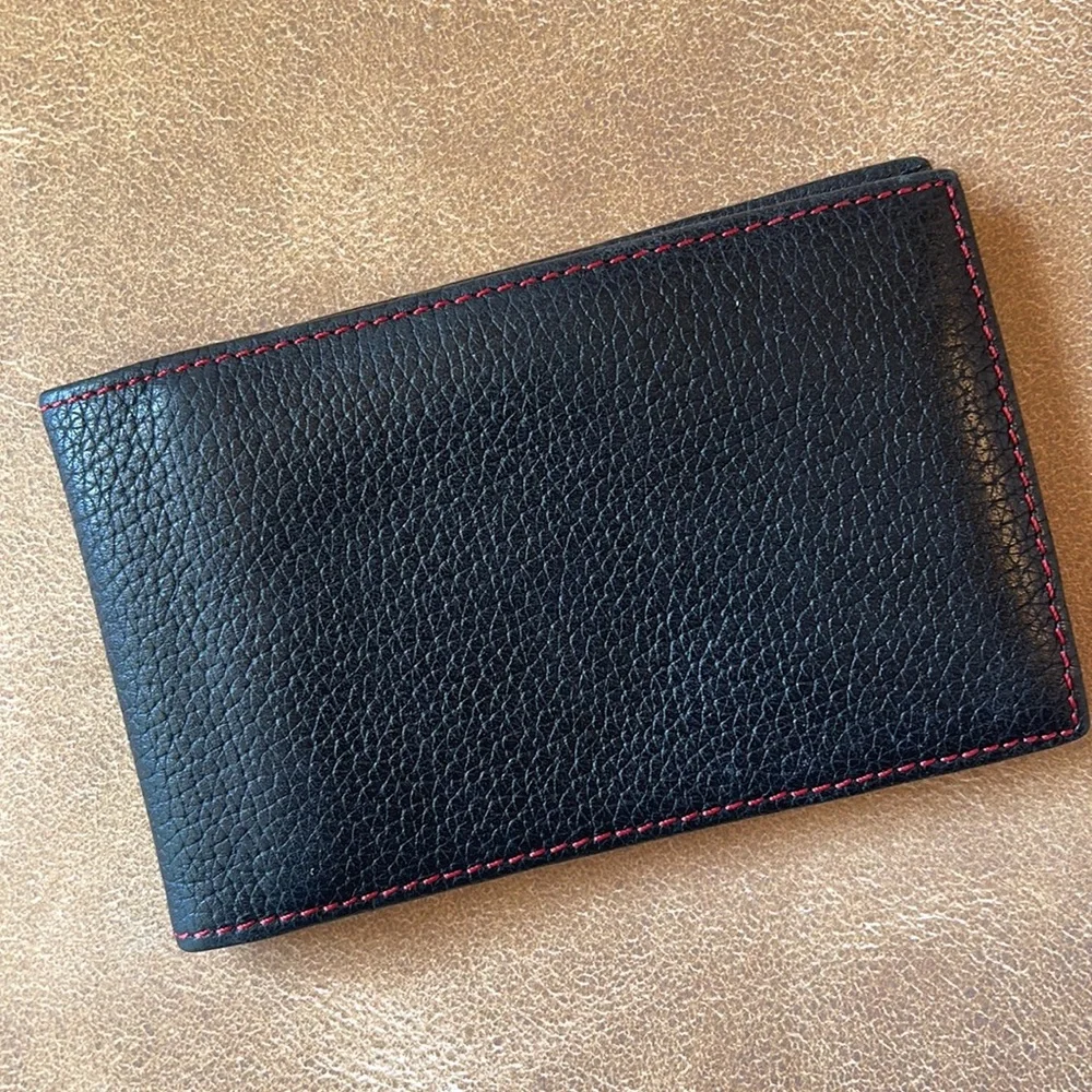 Coach Pebbled Leather Wallet